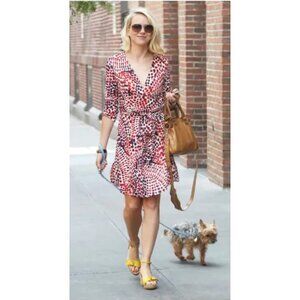 EUC Vintage Issa x Banana Republic Wrap Dress, Size Petite Small